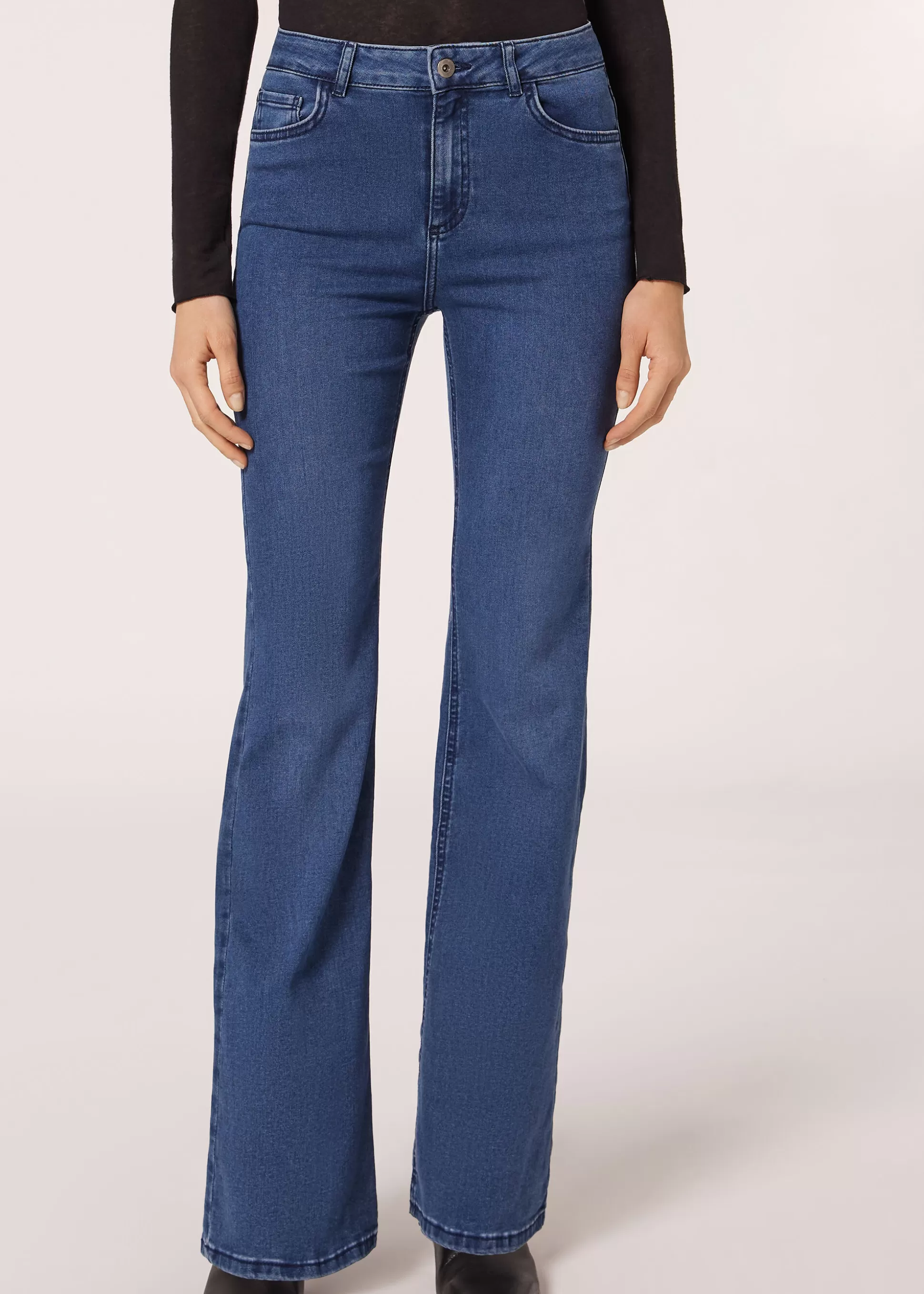 Calzedonia Calças De Ganga Flare | Jeans | Calças