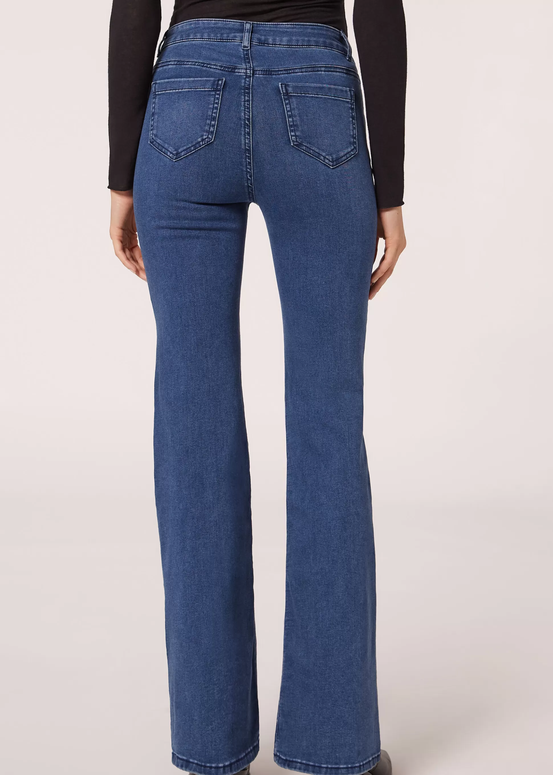 Calzedonia Calças De Ganga Flare | Jeans | Calças