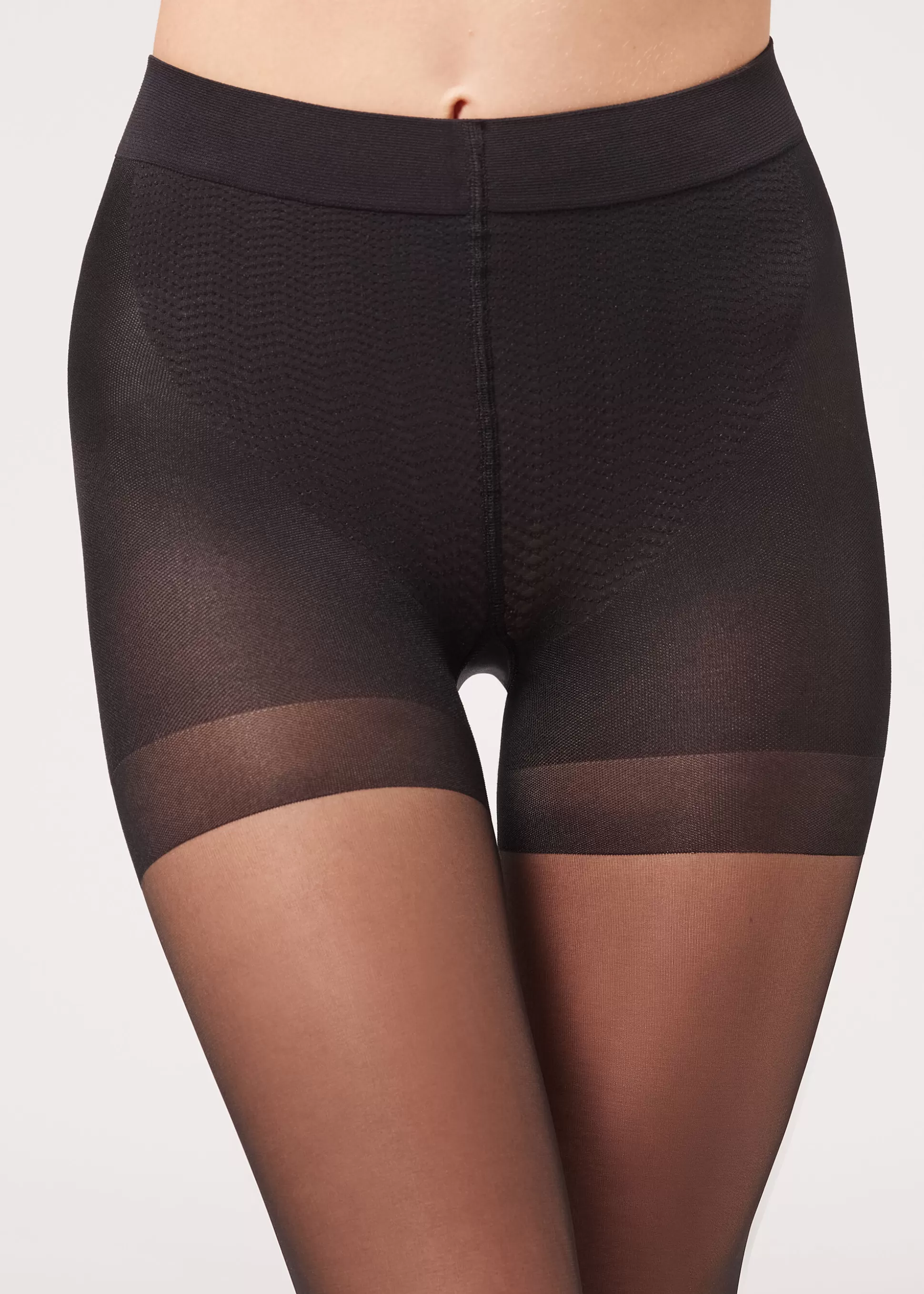 Calzedonia Collant Total Shaper Linha Posterior | Collants Fantasia | Collants Transparentes