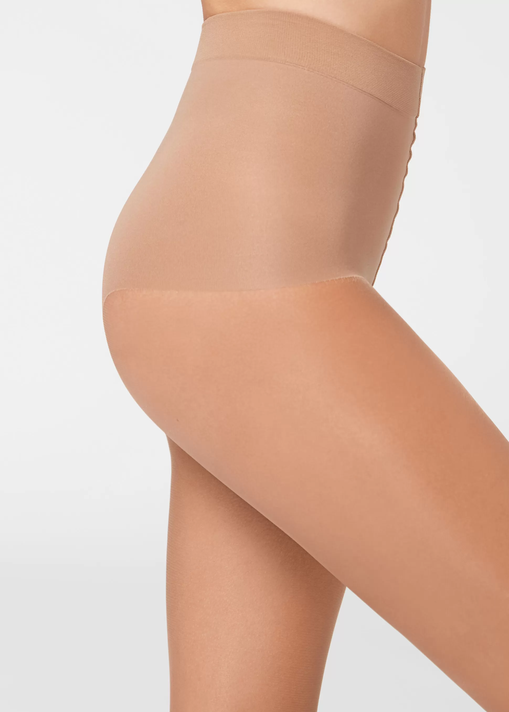 Calzedonia Collants Com Cintura Adelgaçante 15 Den | Collants Transparentes