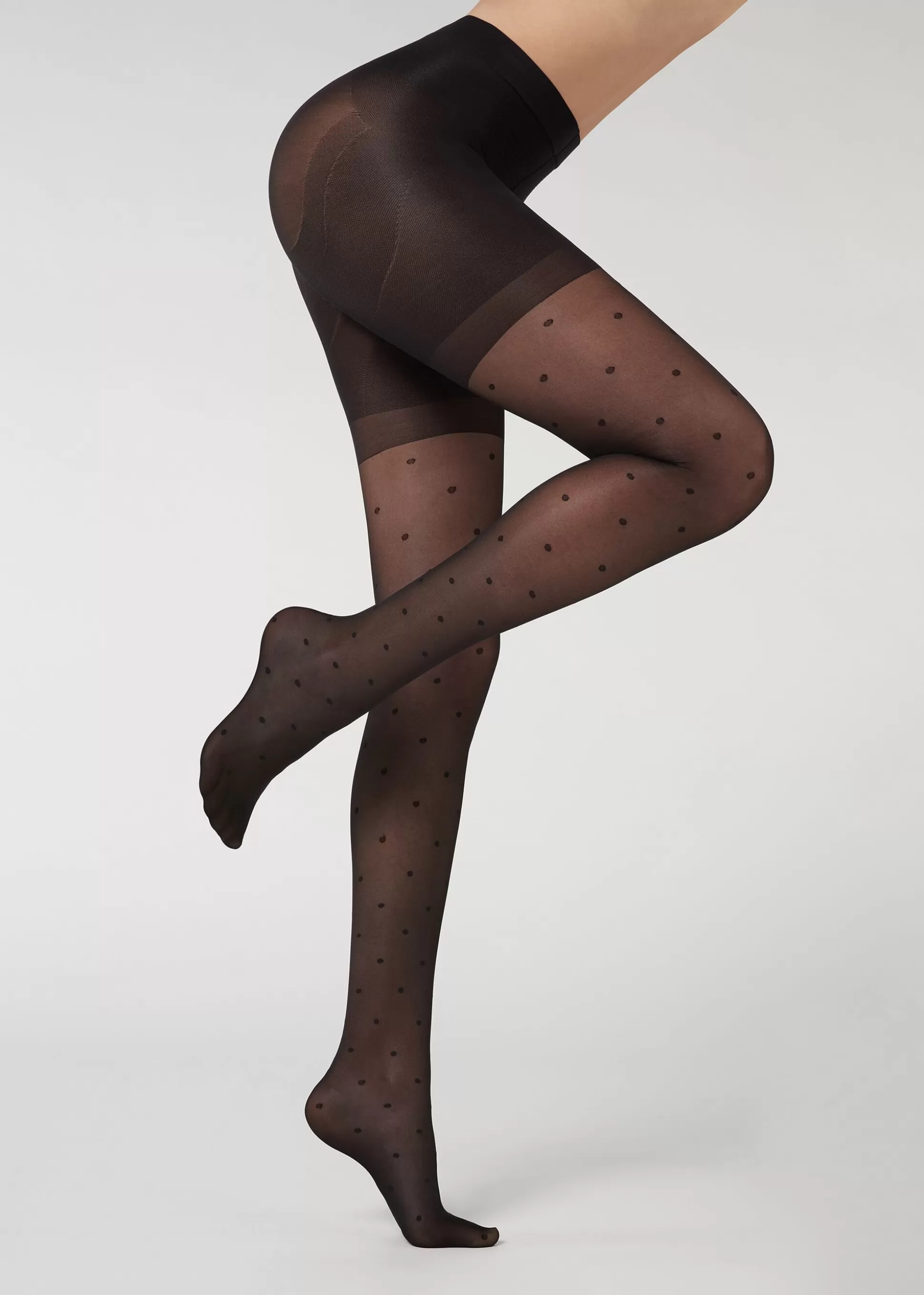 Calzedonia Collants Modeladores Com Bolinhas | Collants Transparentes