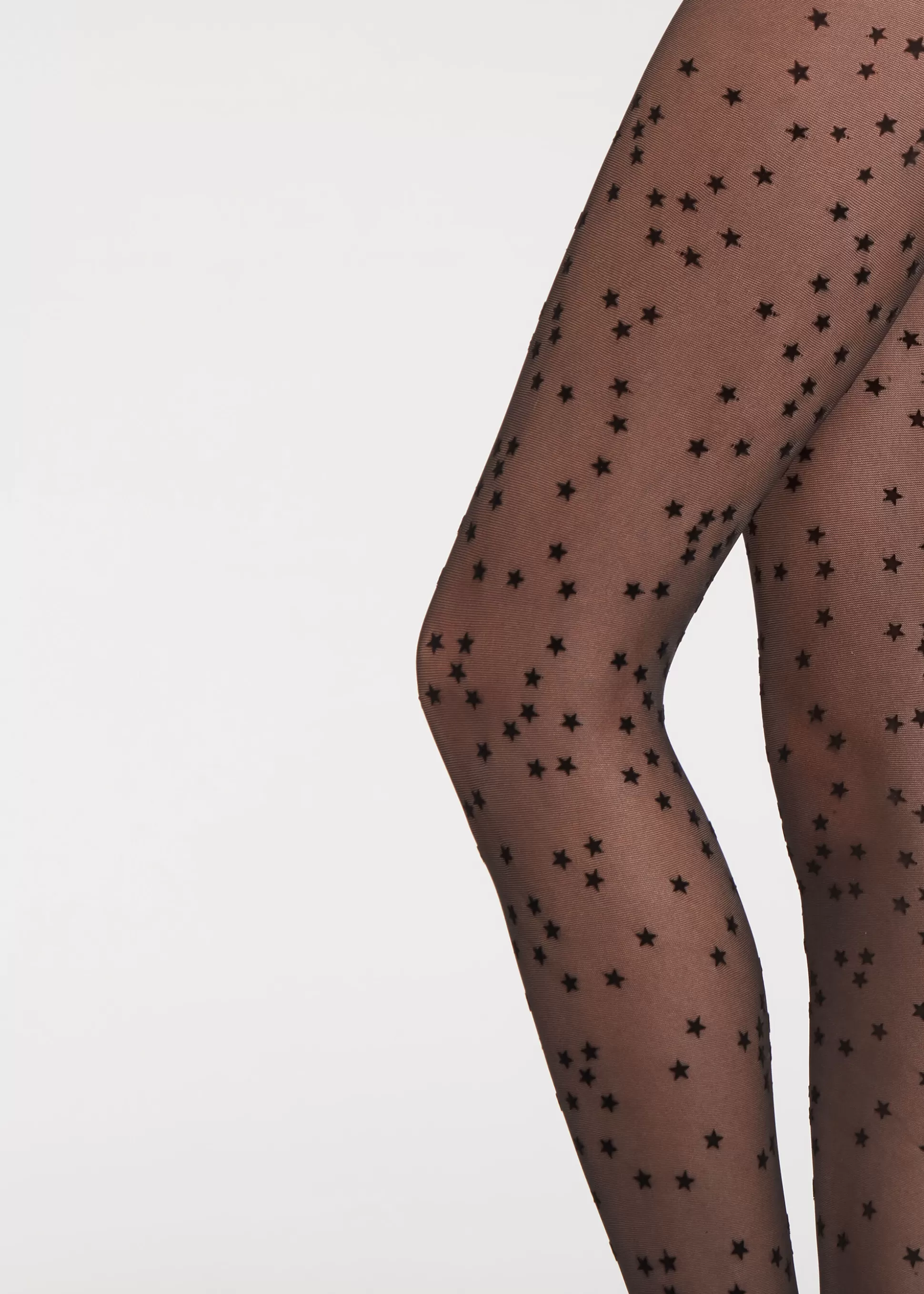 Calzedonia Collants Transparentes 30 Den Com Estrelas Em Relevo | Collants Transparentes