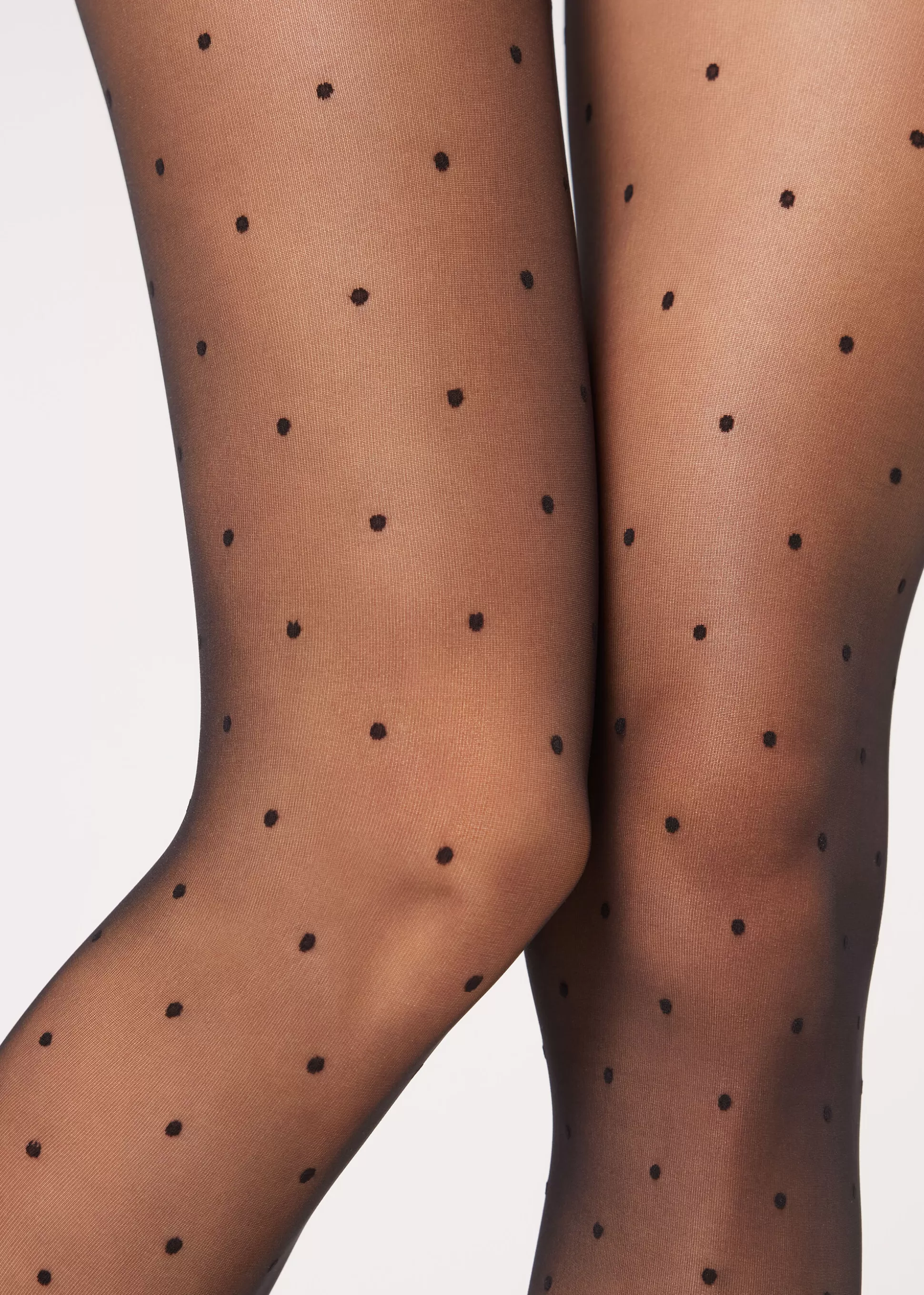 Calzedonia Collants Transparentes às Bolinhas | Collants Fantasia | Collants Transparentes