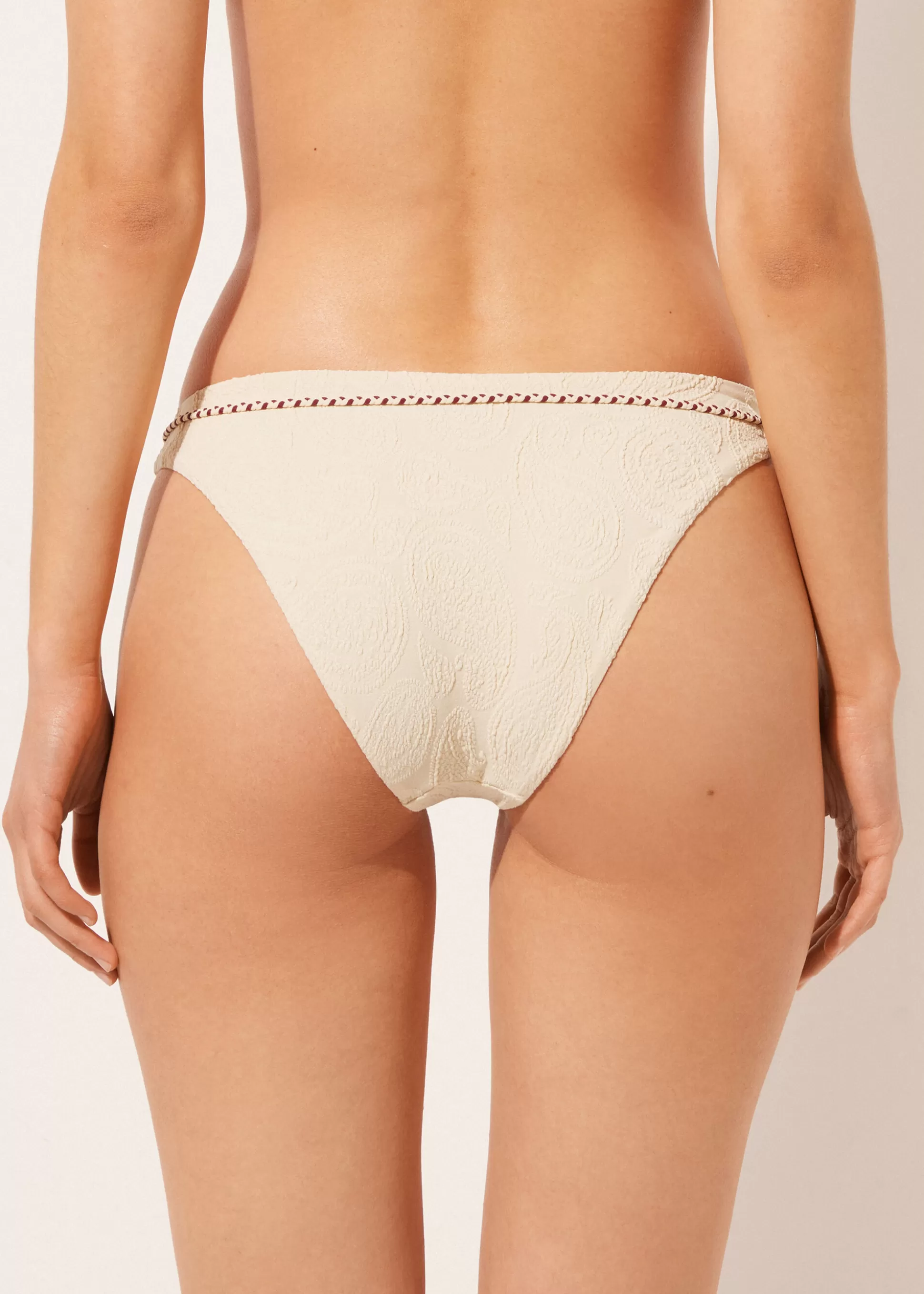 Calzedonia Cueca De Biquíni 3D Cachemire Twist | Cuecas Biquíni