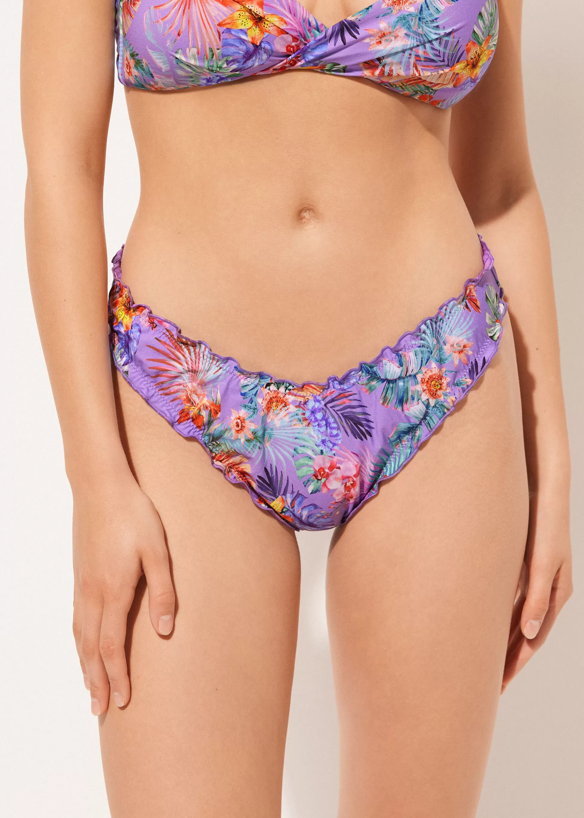 Calzedonia Cueca De Biquíni Brasileira Fairy Jungle | Biquínis | Cuecas Biquíni