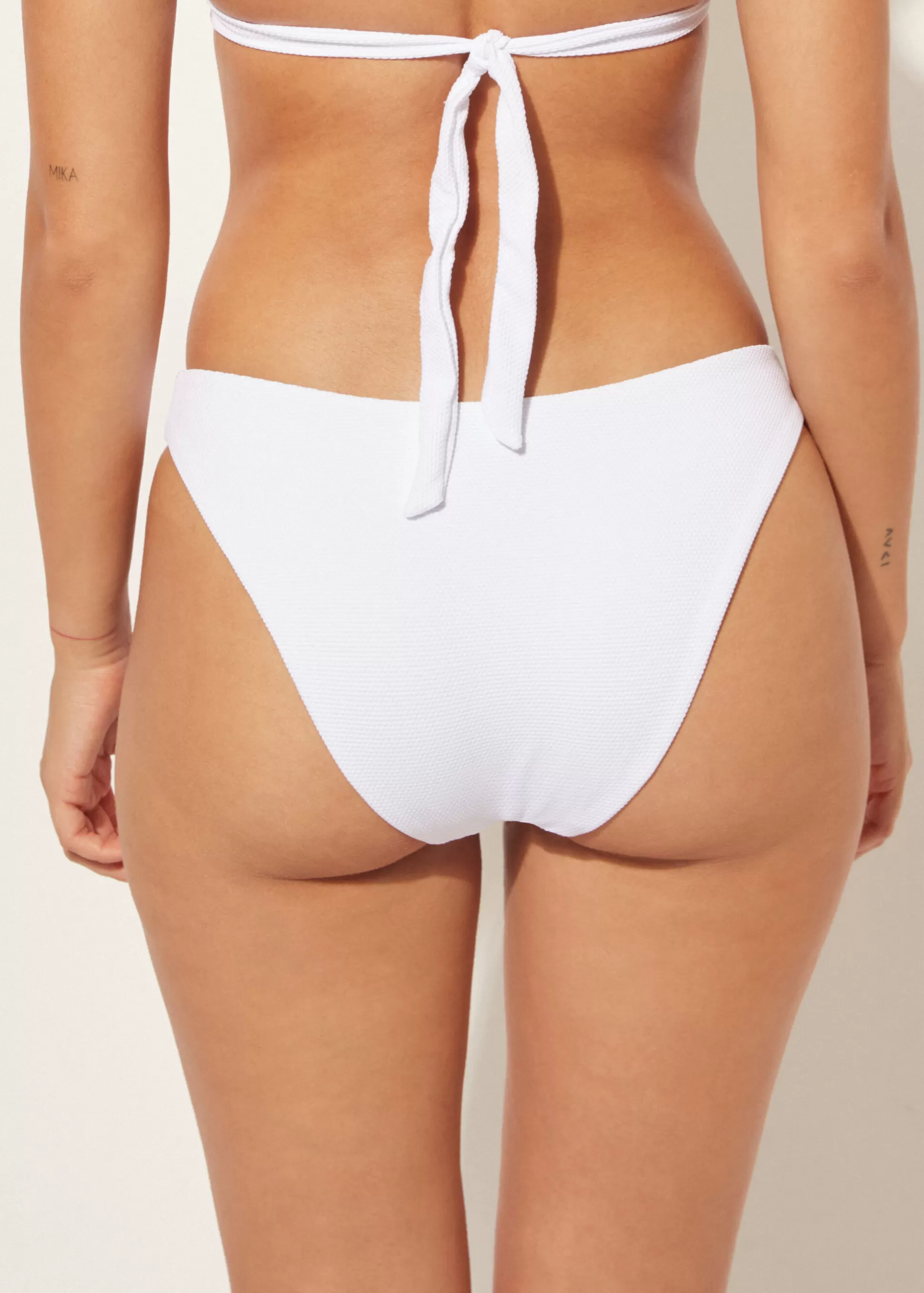 Calzedonia Cueca De Biquíni Classic Piquet | Biquínis | Cuecas Biquíni