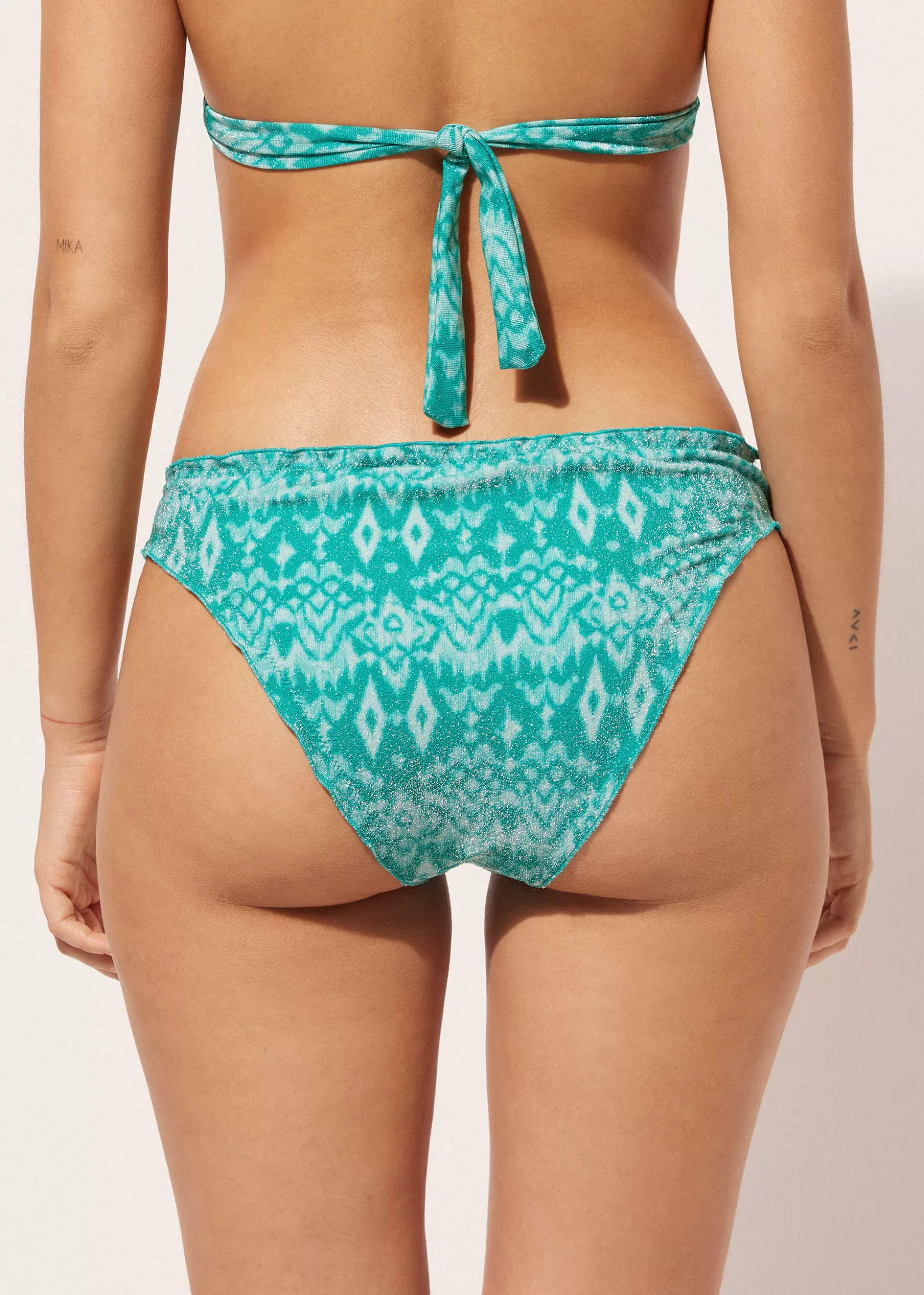 Calzedonia Cueca De Biquíni Ethnic Island | Cuecas Biquíni