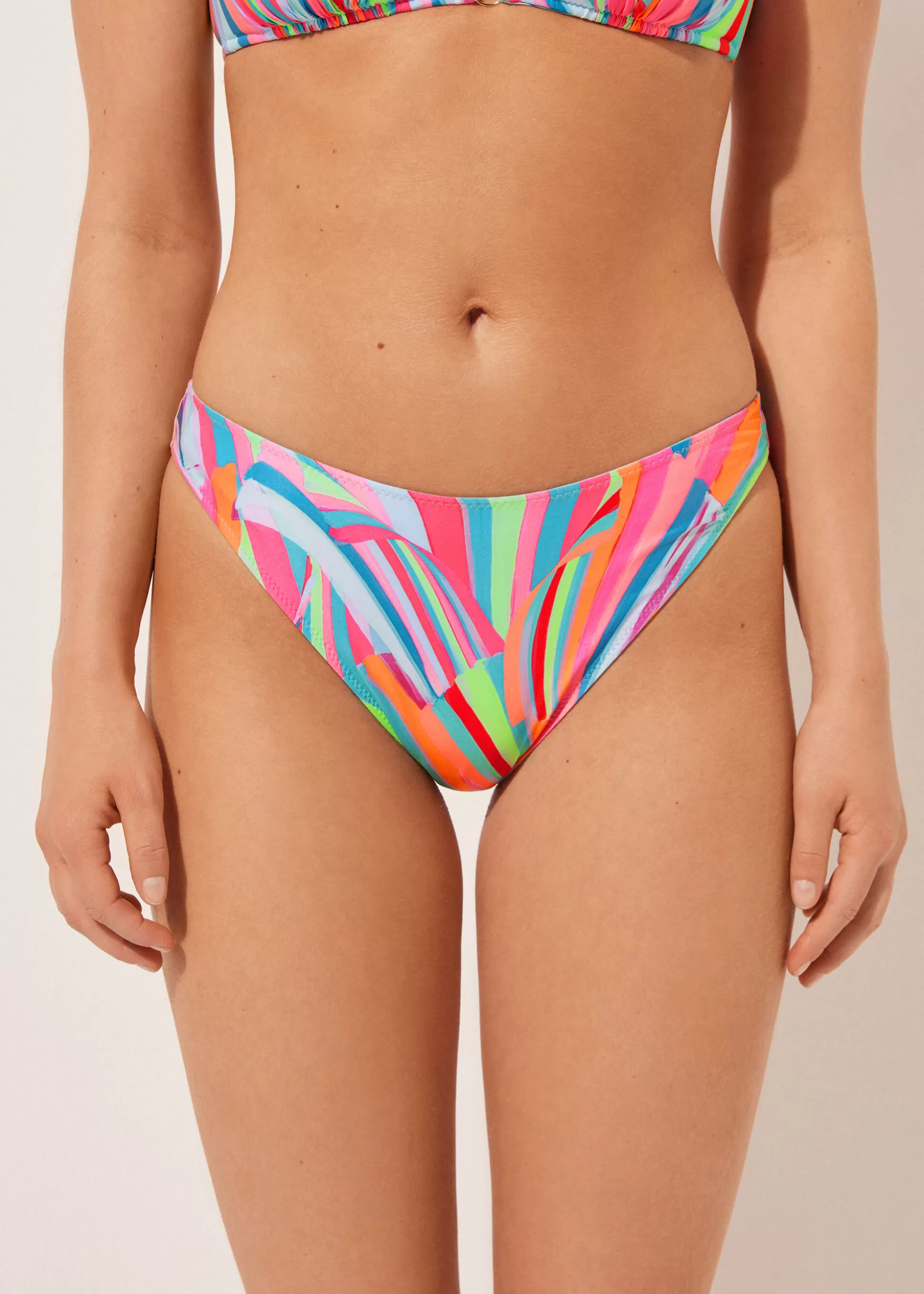 Calzedonia Cueca De Biquíni Neon Summer | Cuecas Biquíni