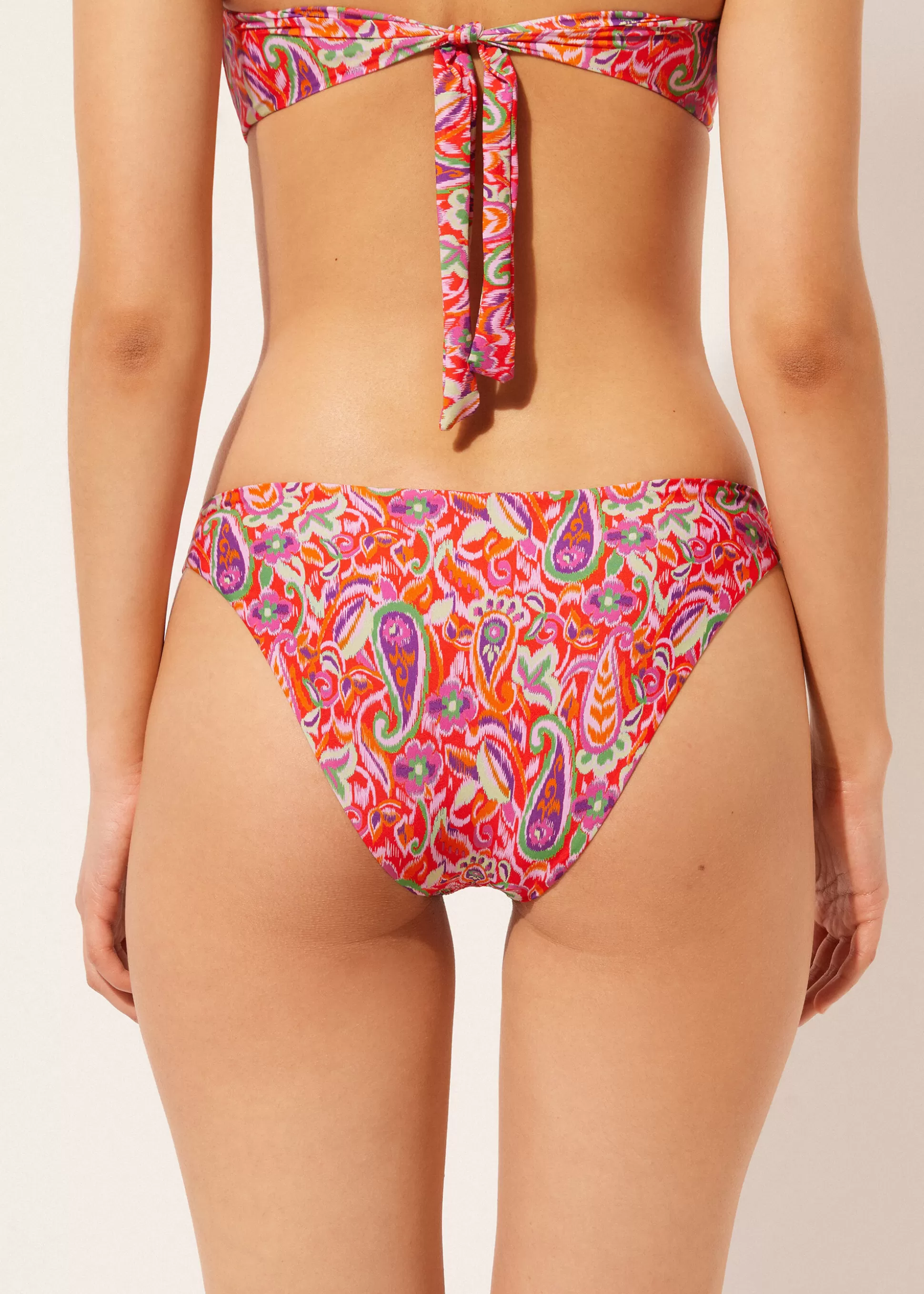 Calzedonia Cueca De Biquíni Vibrant Paisley | Cuecas Biquíni