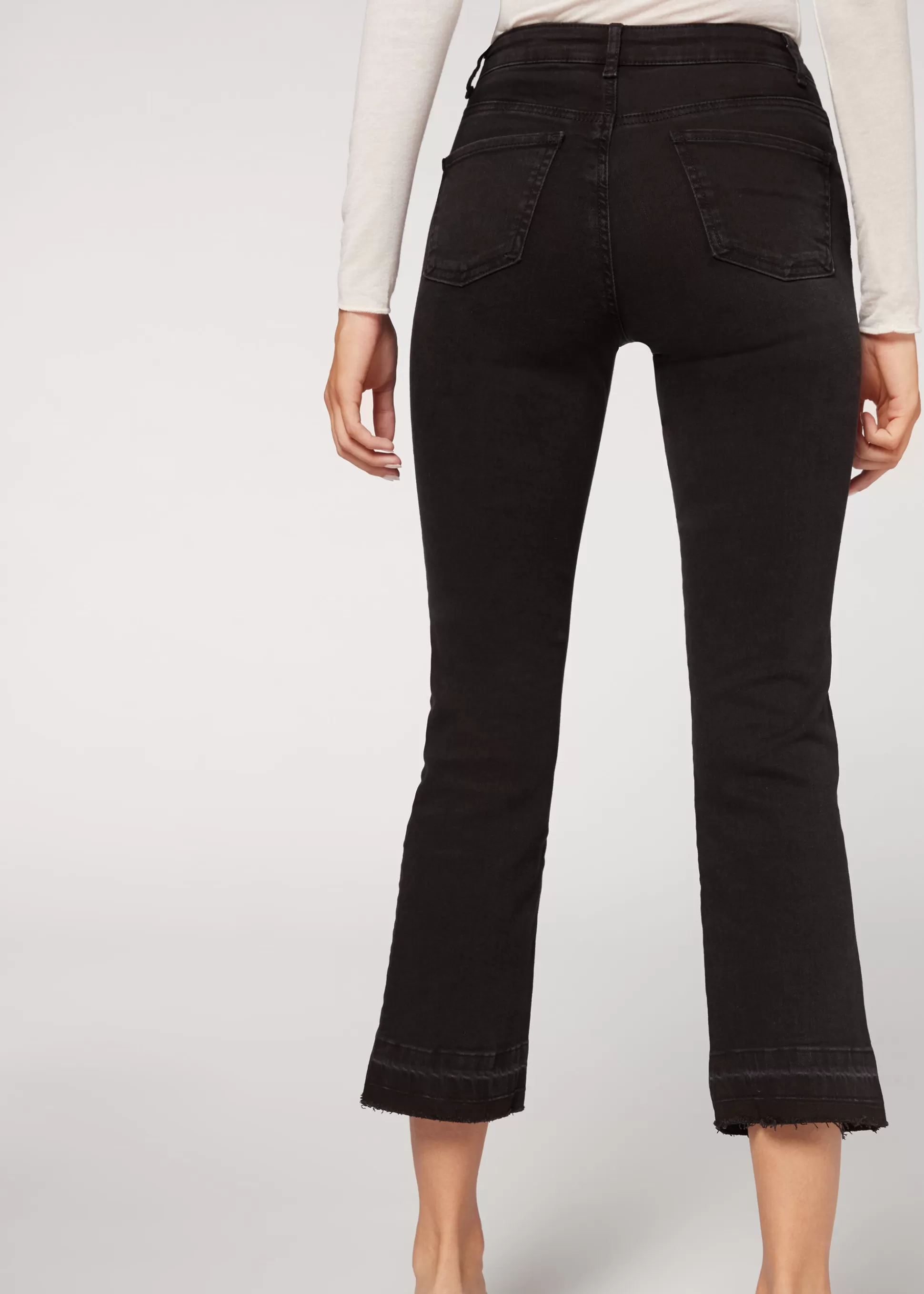 Calzedonia Jeans Cropped Flare | Jeans | Calças