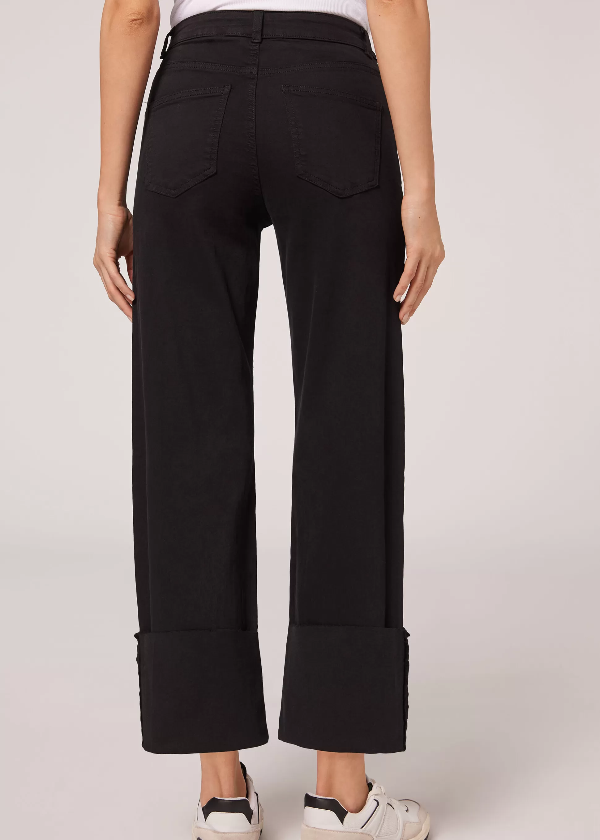 Calzedonia Jeans Culotte Com Dobra | Jeans | Calças