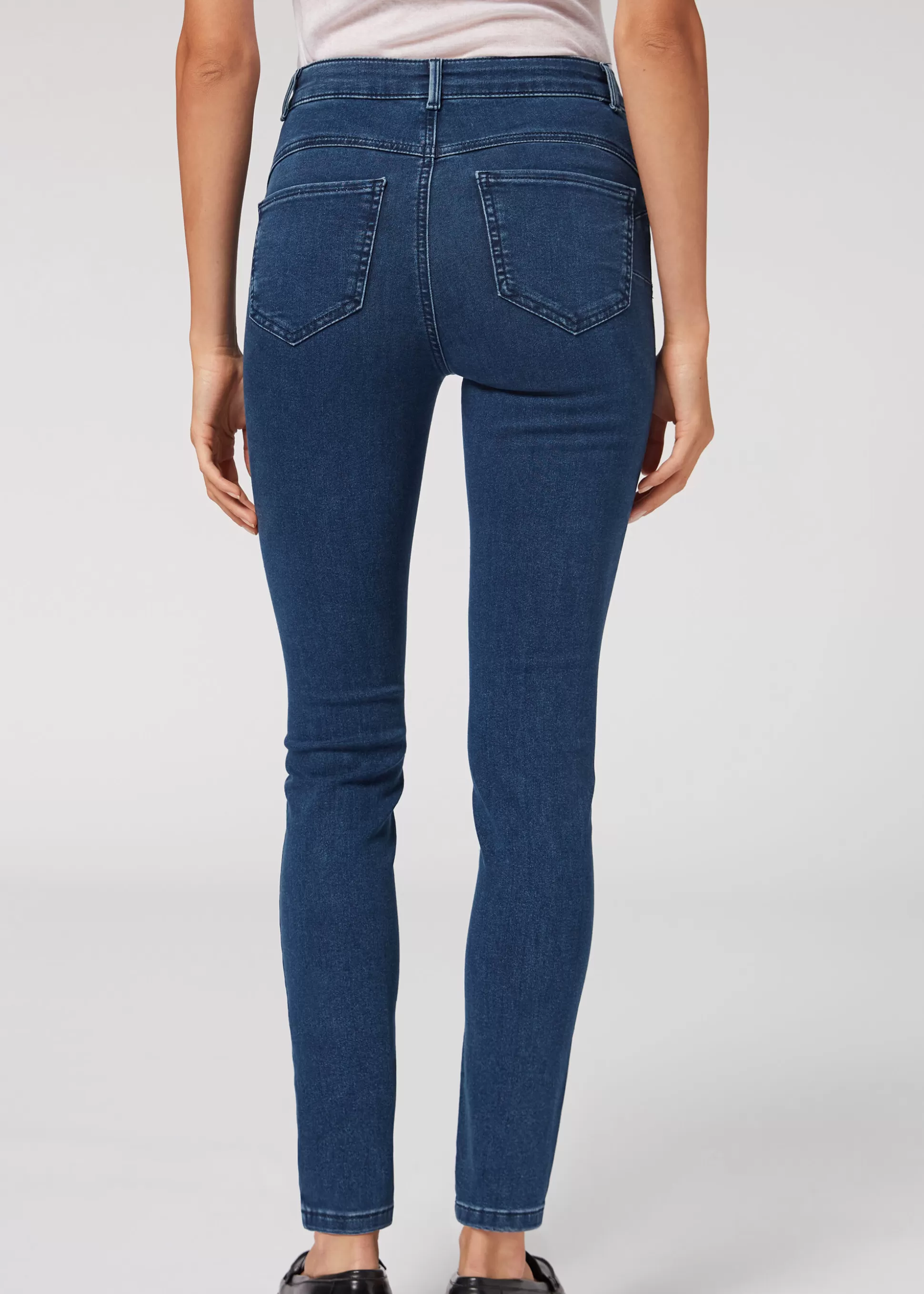 Calzedonia Jeans Push-up Skinny De Cintura Subida Soft Touch | Jeans