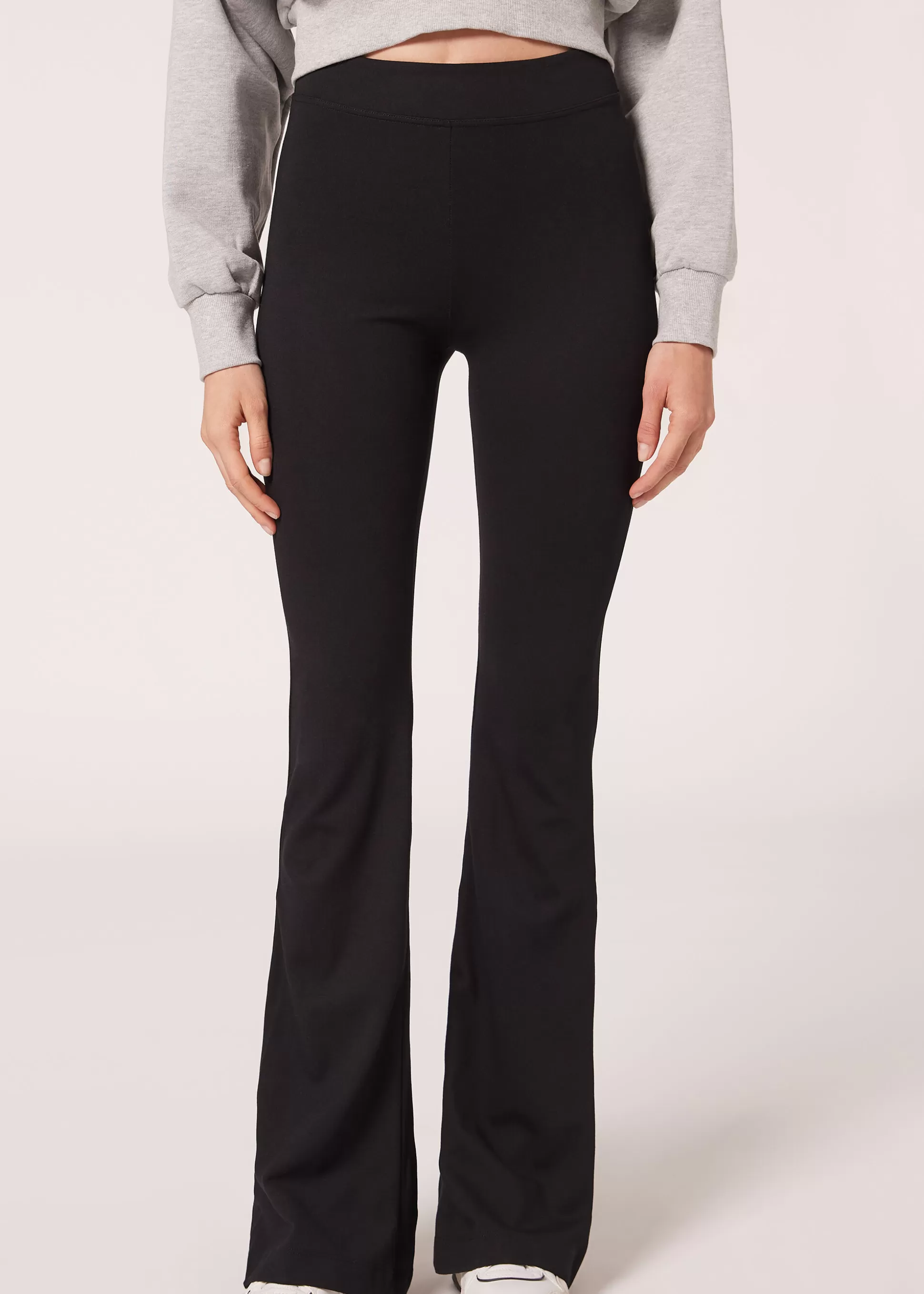 Calzedonia Leggings Boca De Sino | Leggings Leggings | Calças