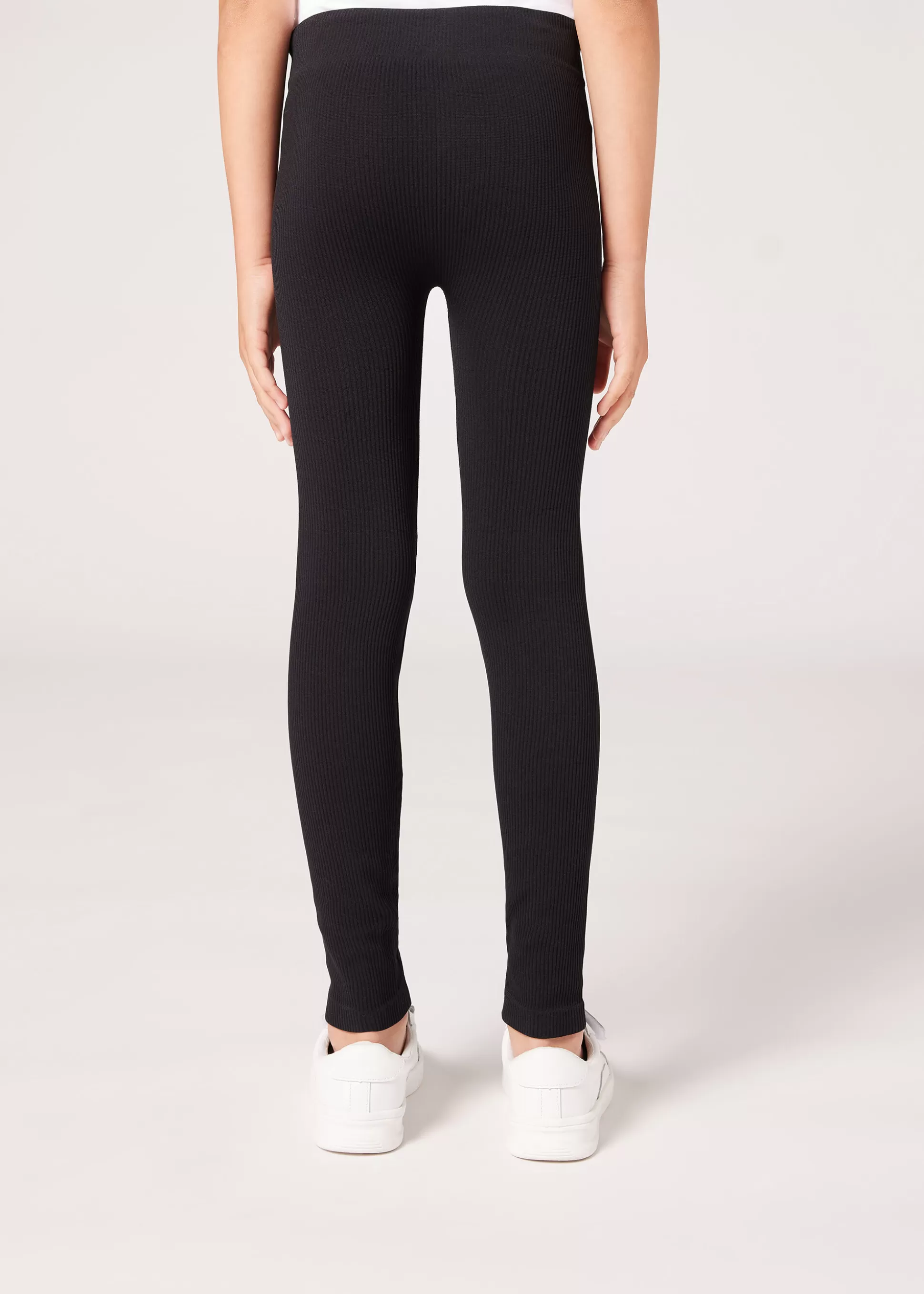 Calzedonia Leggings Caneladas Para Menina | Leggings