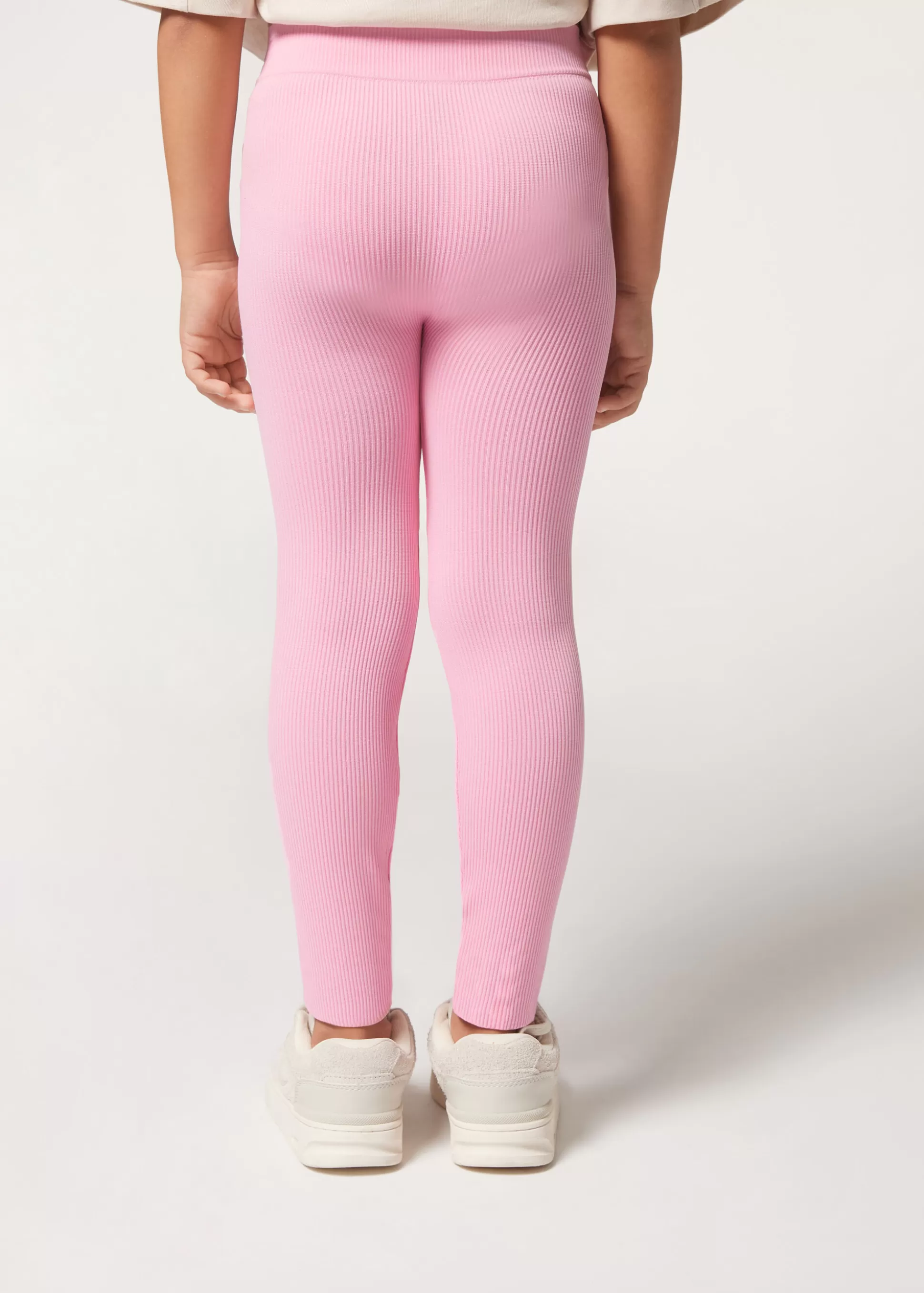 Calzedonia Leggings Caneladas Para Menina | Leggings