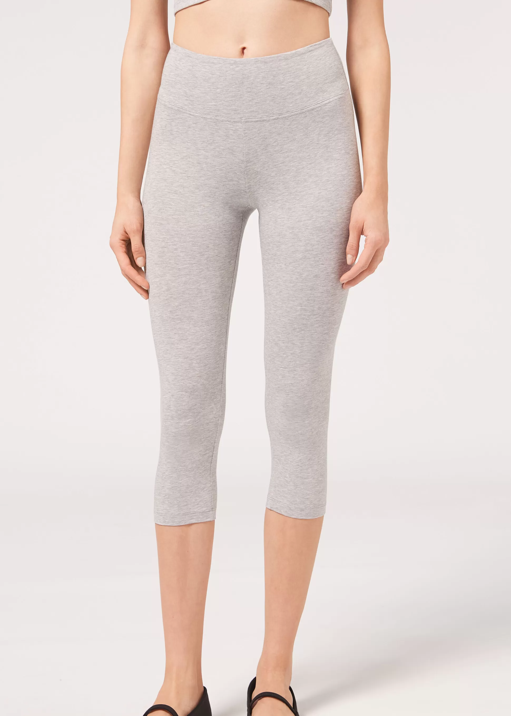 Calzedonia Leggings Capri Em Algodão Supima | Leggings Leggings | Leggings