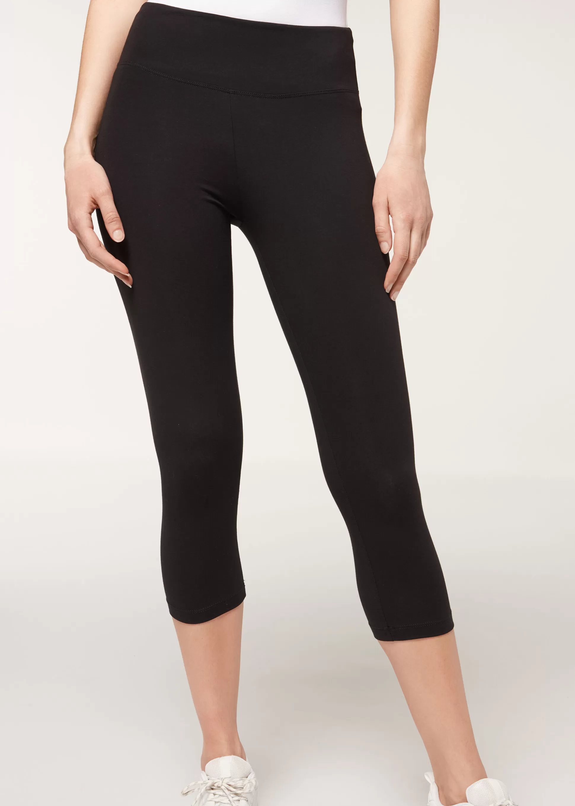 Calzedonia Leggings Capri Em Algodão Supima | Leggings Leggings | Leggings