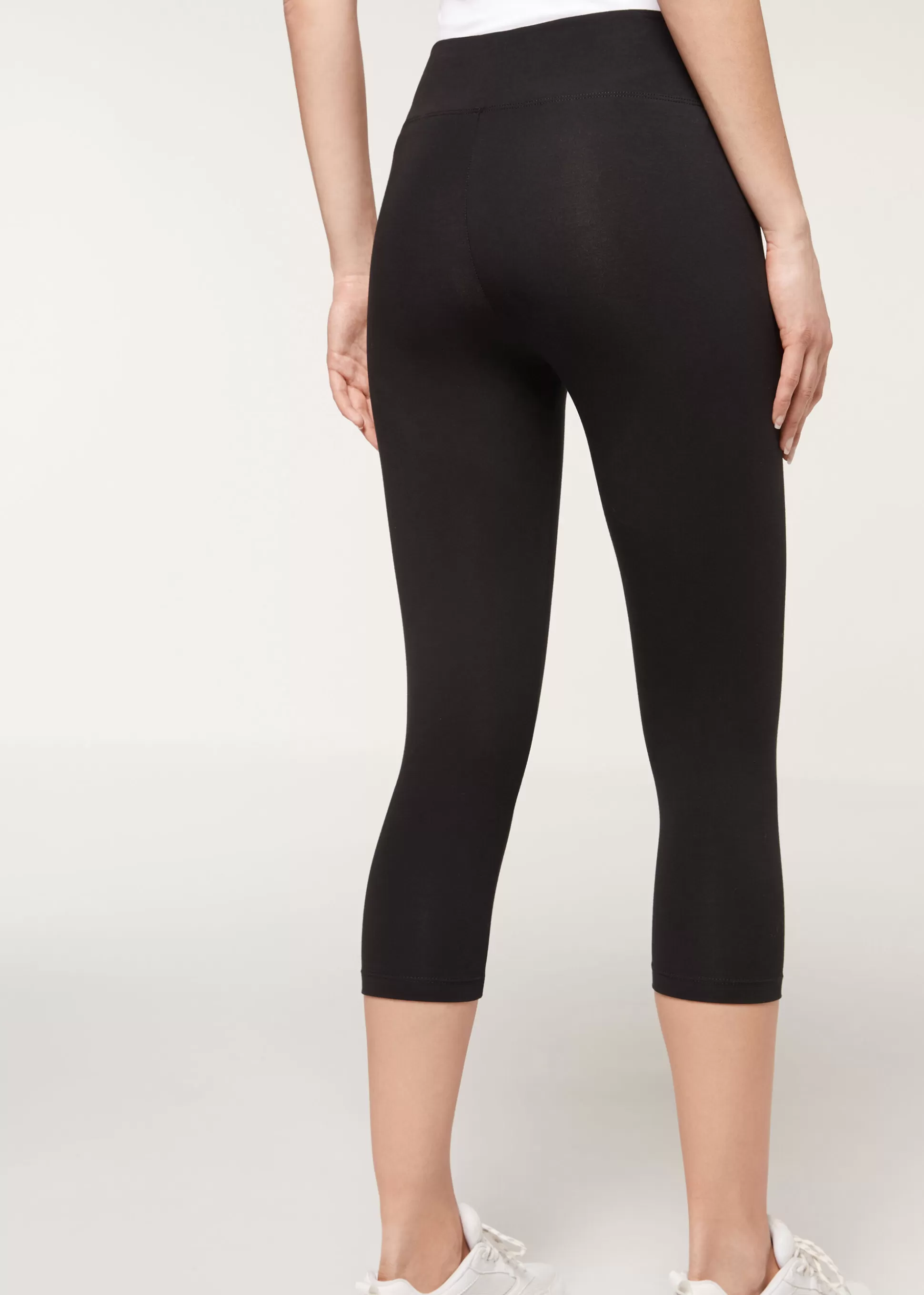 Calzedonia Leggings Capri Em Algodão Supima | Leggings Leggings | Leggings