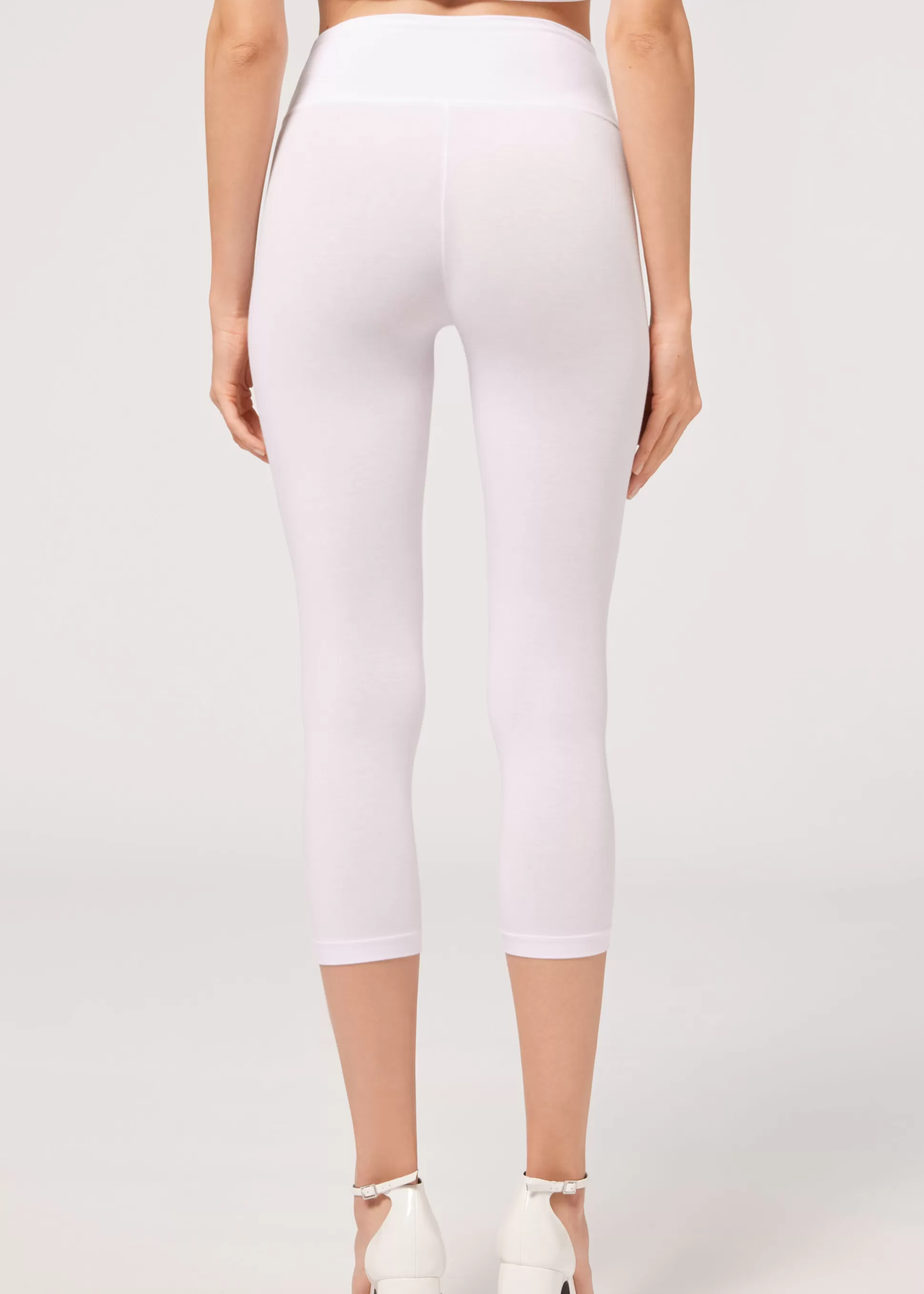 Calzedonia Leggings Capri Em Algodão Supima | Leggings Leggings | Leggings