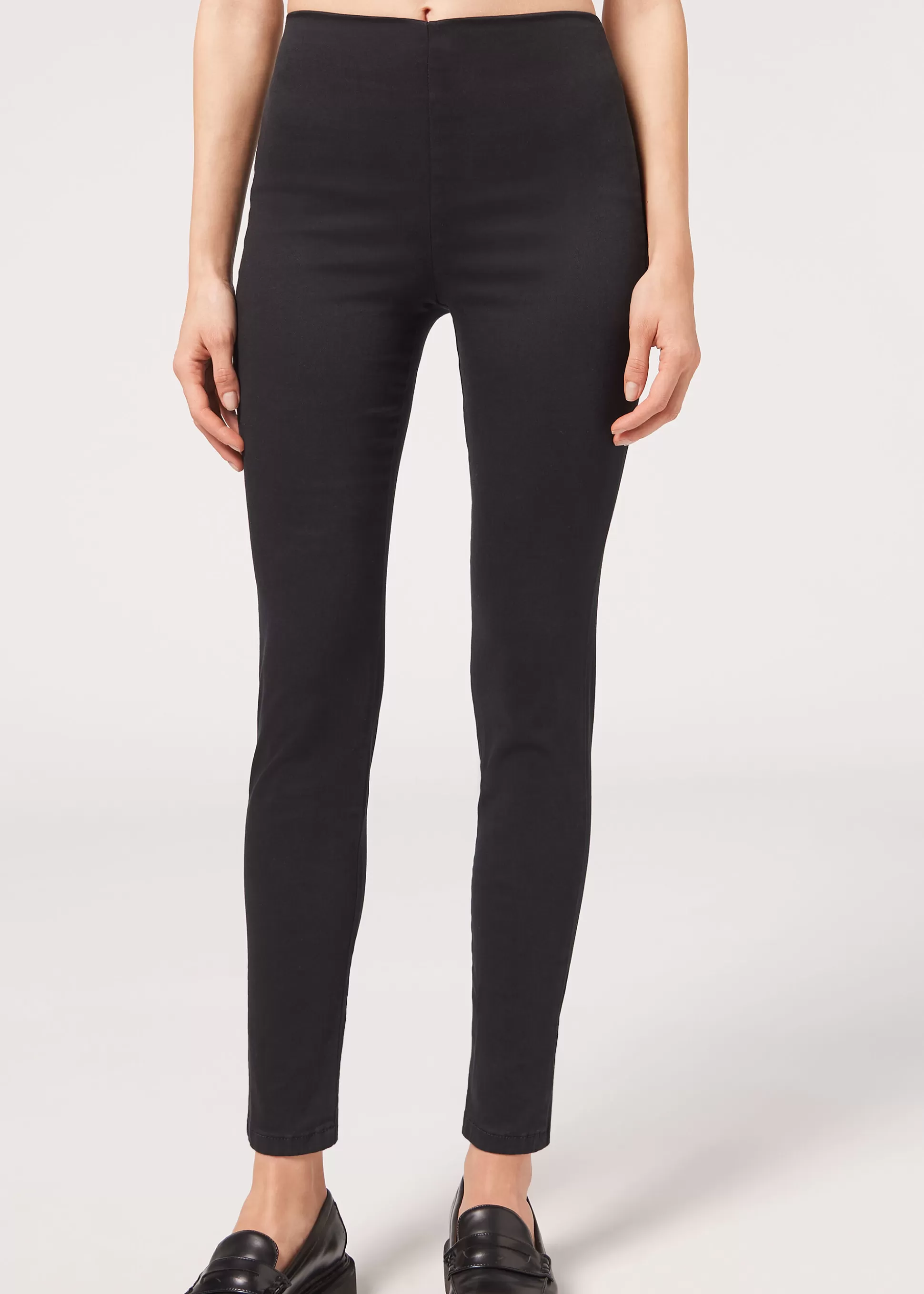 Calzedonia Leggings De Ganga Skinny Com Cintura Subida | Jeans | Leggings