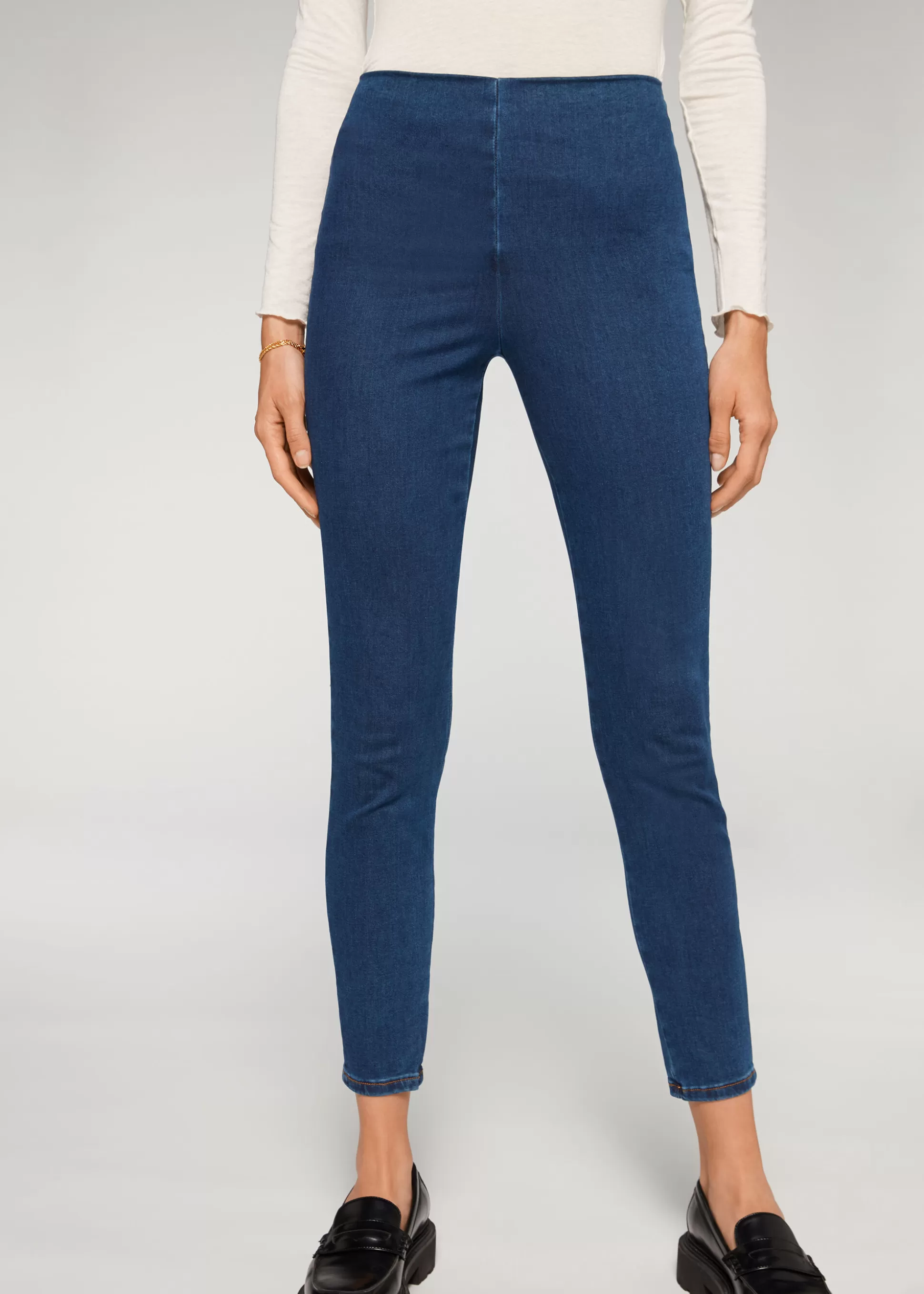 Calzedonia Leggings De Ganga Skinny Com Cintura Subida | Jeans | Leggings