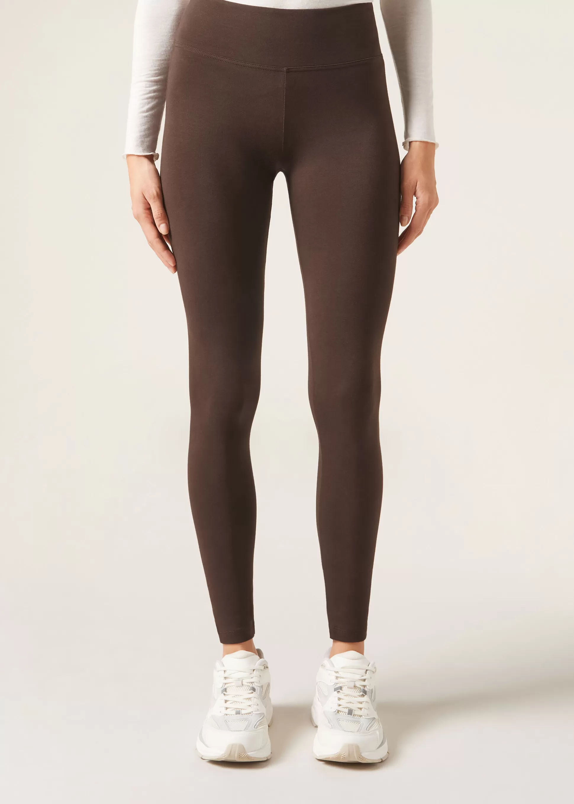 Calzedonia Leggings Em Tecido De Algodão | Leggings