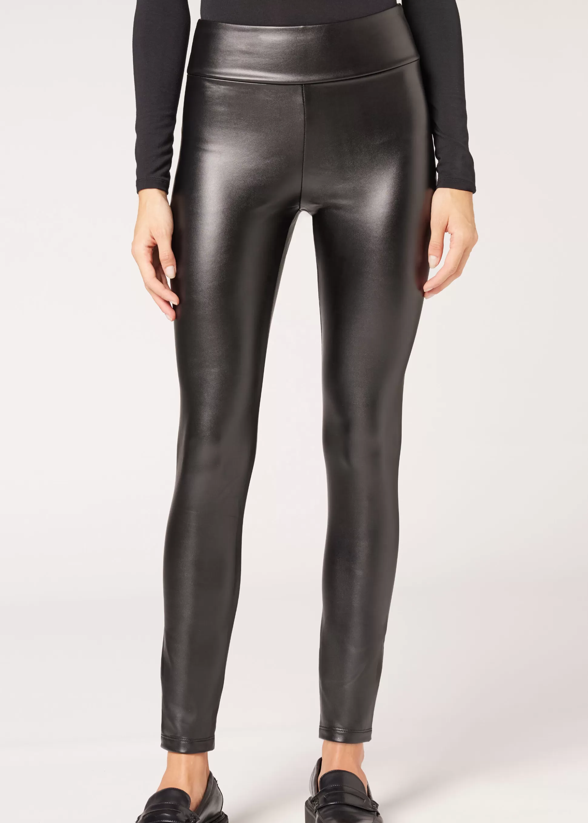 Calzedonia Leggings Térmicas Efeito Pele | Calças | Leggings