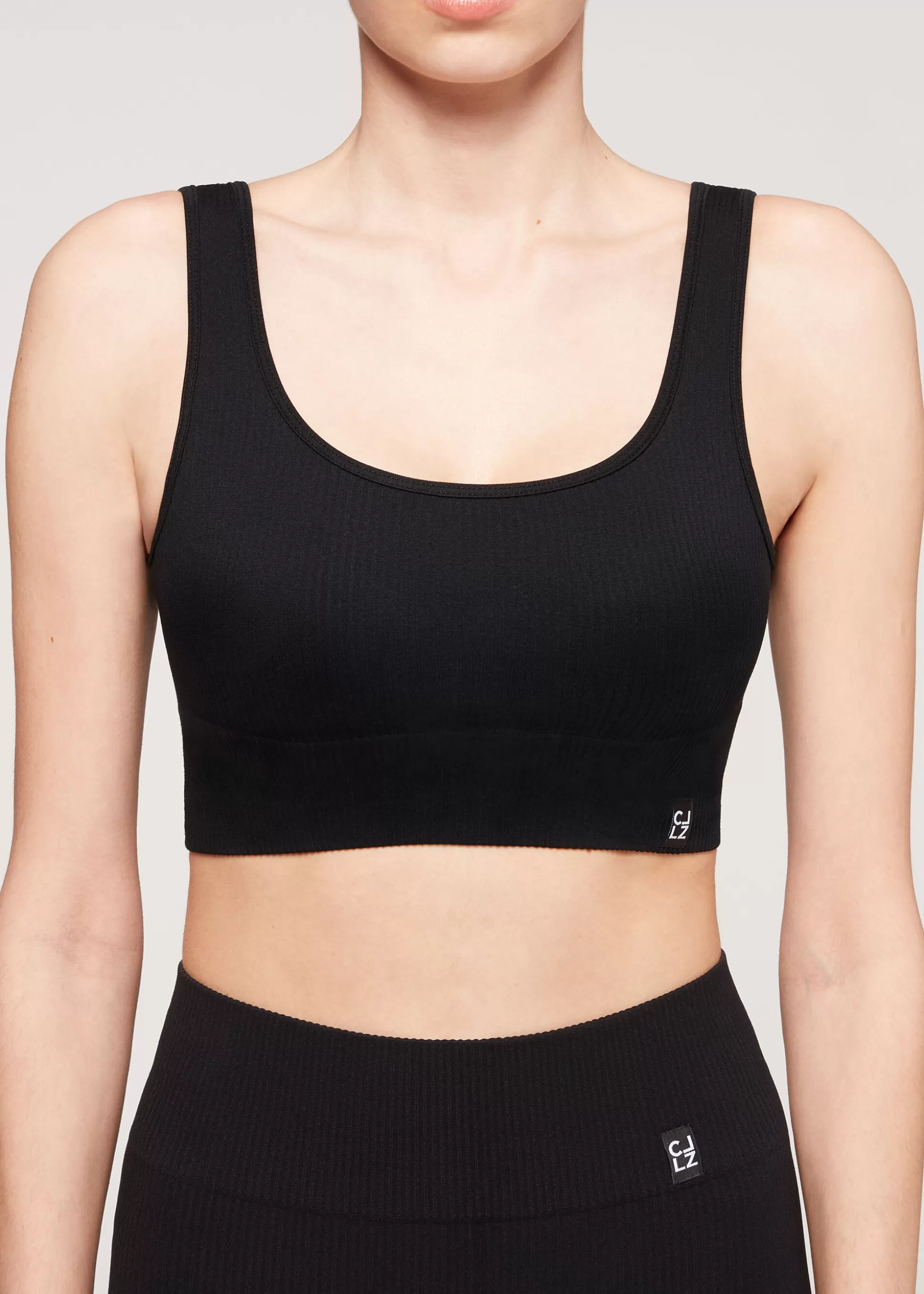 Calzedonia Top De Desporto Canelado Sem Costuras | Tops E Camisolas Tops E Camisolas